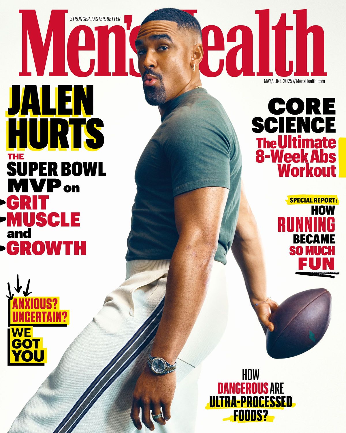 magazines for inmates - Men&#39;s Health Magazine May/June 2025: Jalen Hurts