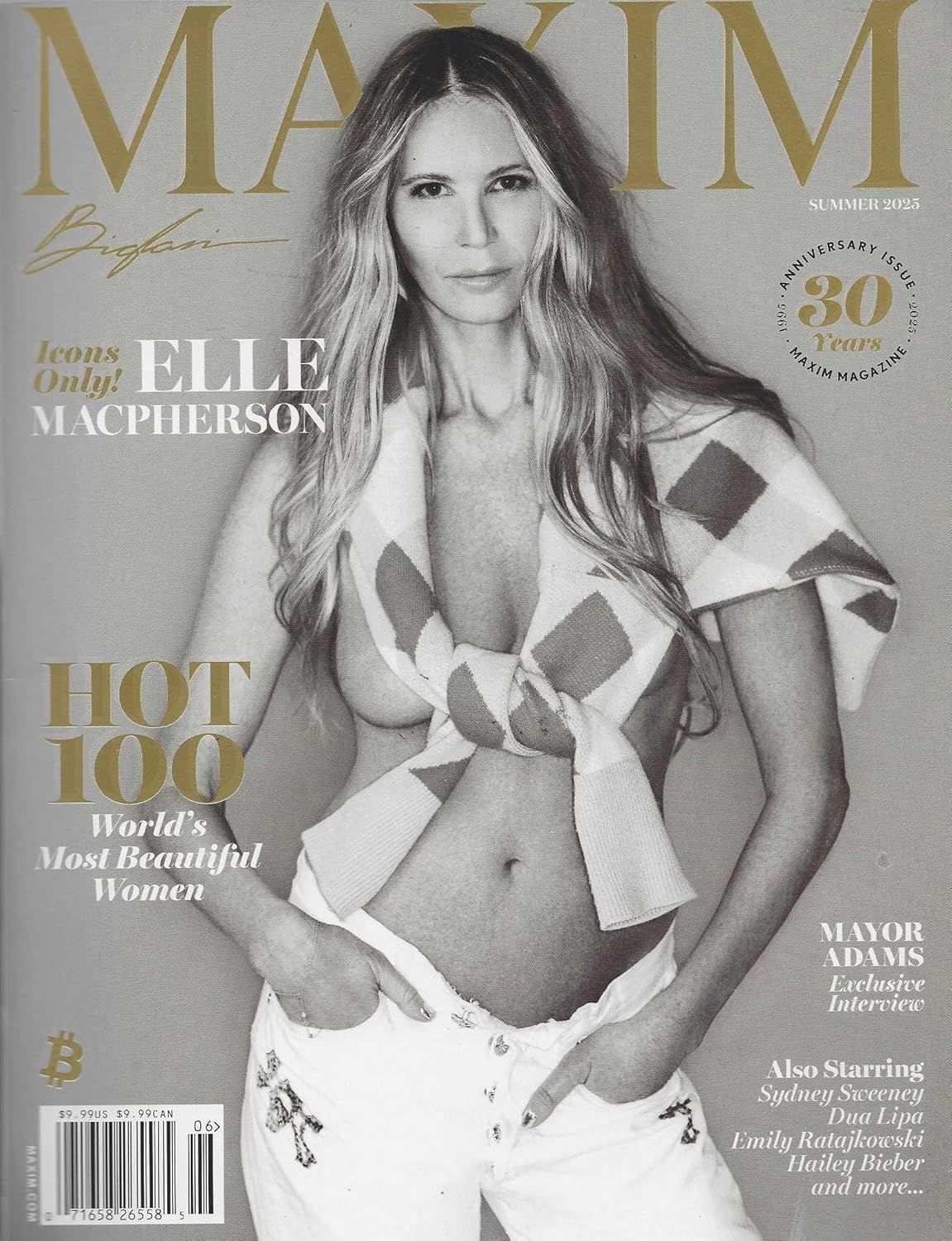 inmate magazines - MAXIM Magazine Summer 2025 Icons Only Elle Macpherson