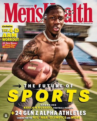 Men&#39;s Health Magazine Jul/Aug 2025: Keelon Russell