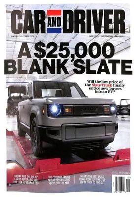 inmate magazines - Car and Driver Magazine September/October 2025