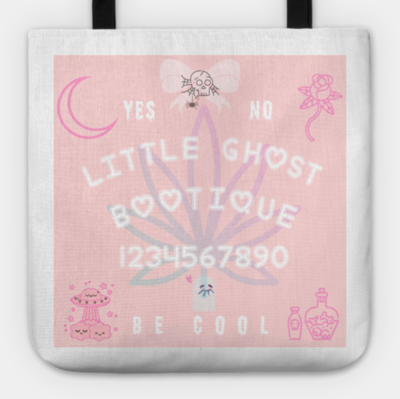 Little Ghost Oujia Tote Bag