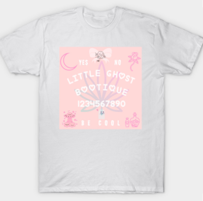 Little Ghost Ouija Shirt Design
