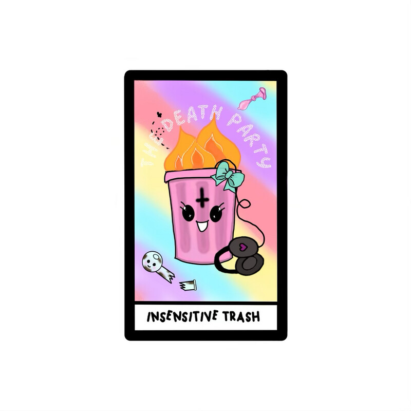 “Insensitive Trash” Sticker
