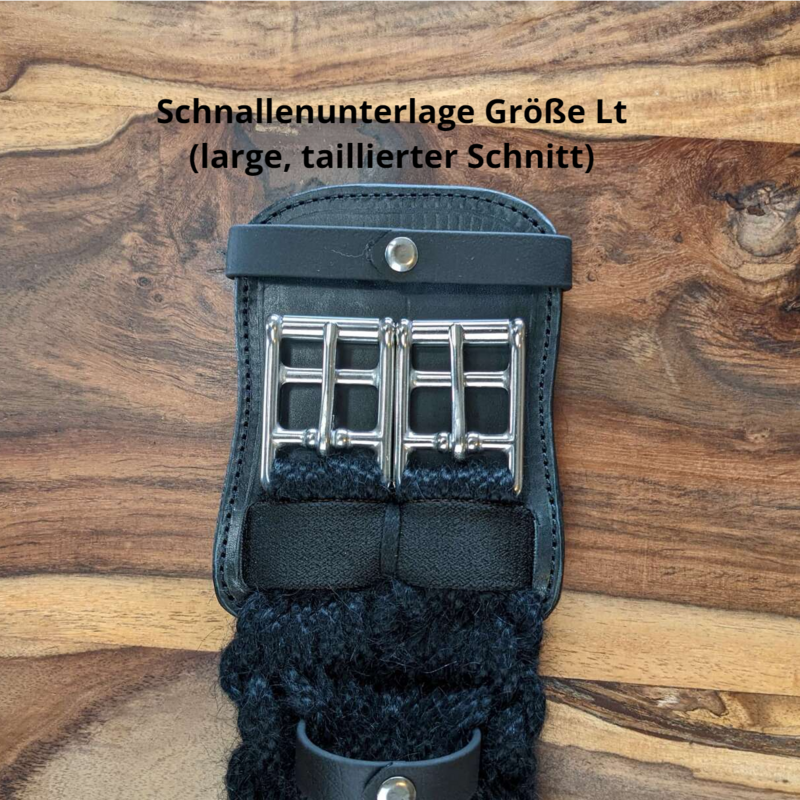 1 Paar Schnallenunterlagen  Lt (large / taillierter Schnitt) passend für unsere 14 cm und 17 cm breiten Kurzgurte