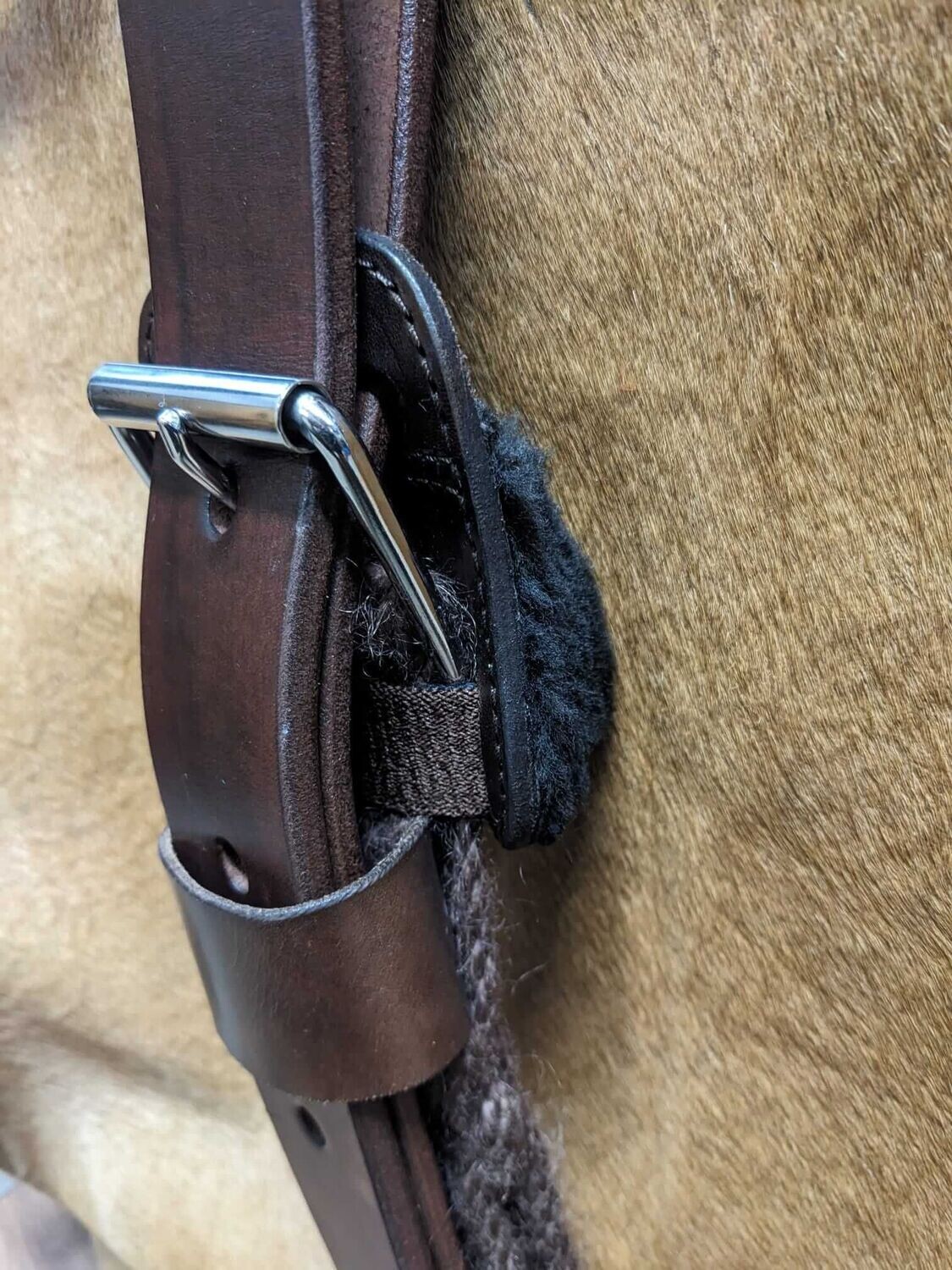 TEST Western Schnurgurt Mohair MONDGURT, Breite 9 cm, für extrem schmale Gurtlagen, massive Scheuerprobleme, kurze, empfindliche Pferde u. Ponys