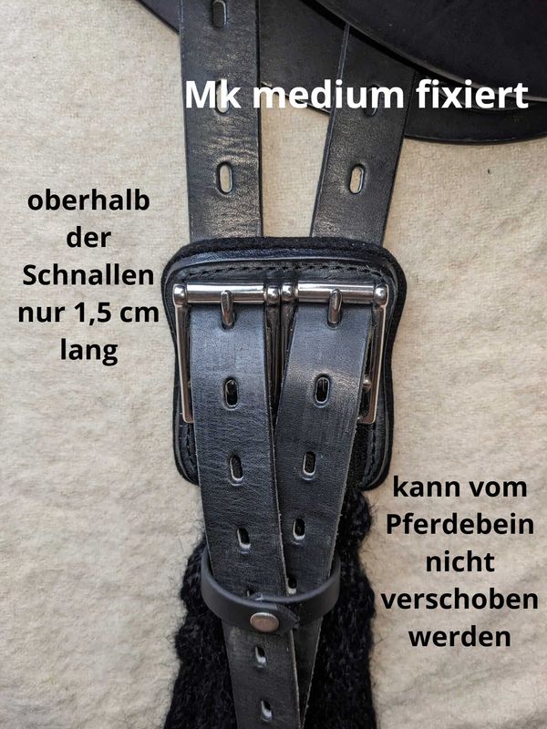 1 Paar Schnallenunterlagen Größe Mf (medium fixiert) passend für unsere 11 cm und 14 cm breiten Kurzgurte