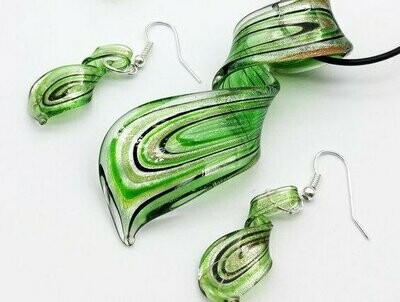 Murano Glass Twisted Set (assorted colors)