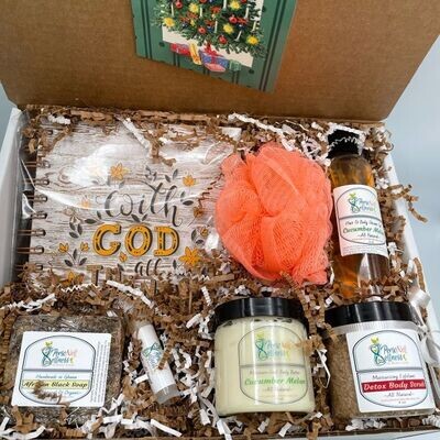 Christmas Self-care Gift Basket Box