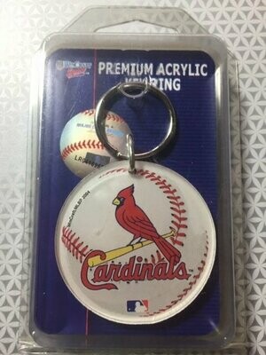 St. Louis Cardinals Keychain Baseball St. Patrick's Day CO