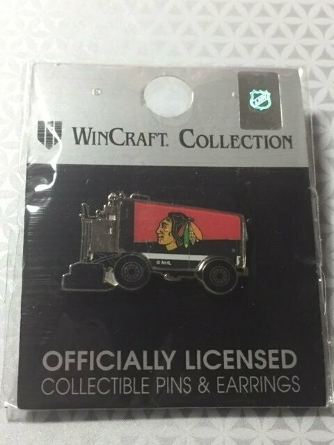 Chicago Blackhawks Zamboni with Logo Lapel Pin​
