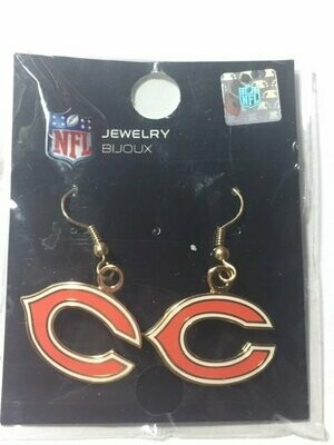 Chicago Bears Pins, Bears Earrings