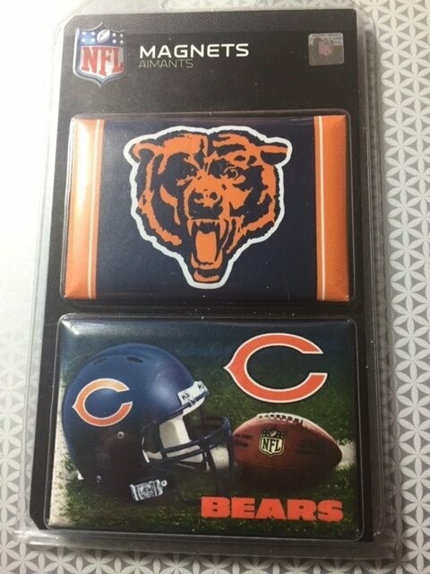 Chicago Bears 2pc Set Heavy Duty Magnets….(SALE Reg $7.50 Sale $5.62)