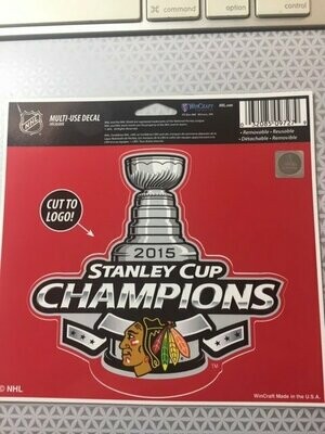 Chicago Blackhawks NHL 2015 Stanley Cup Champions Keychain