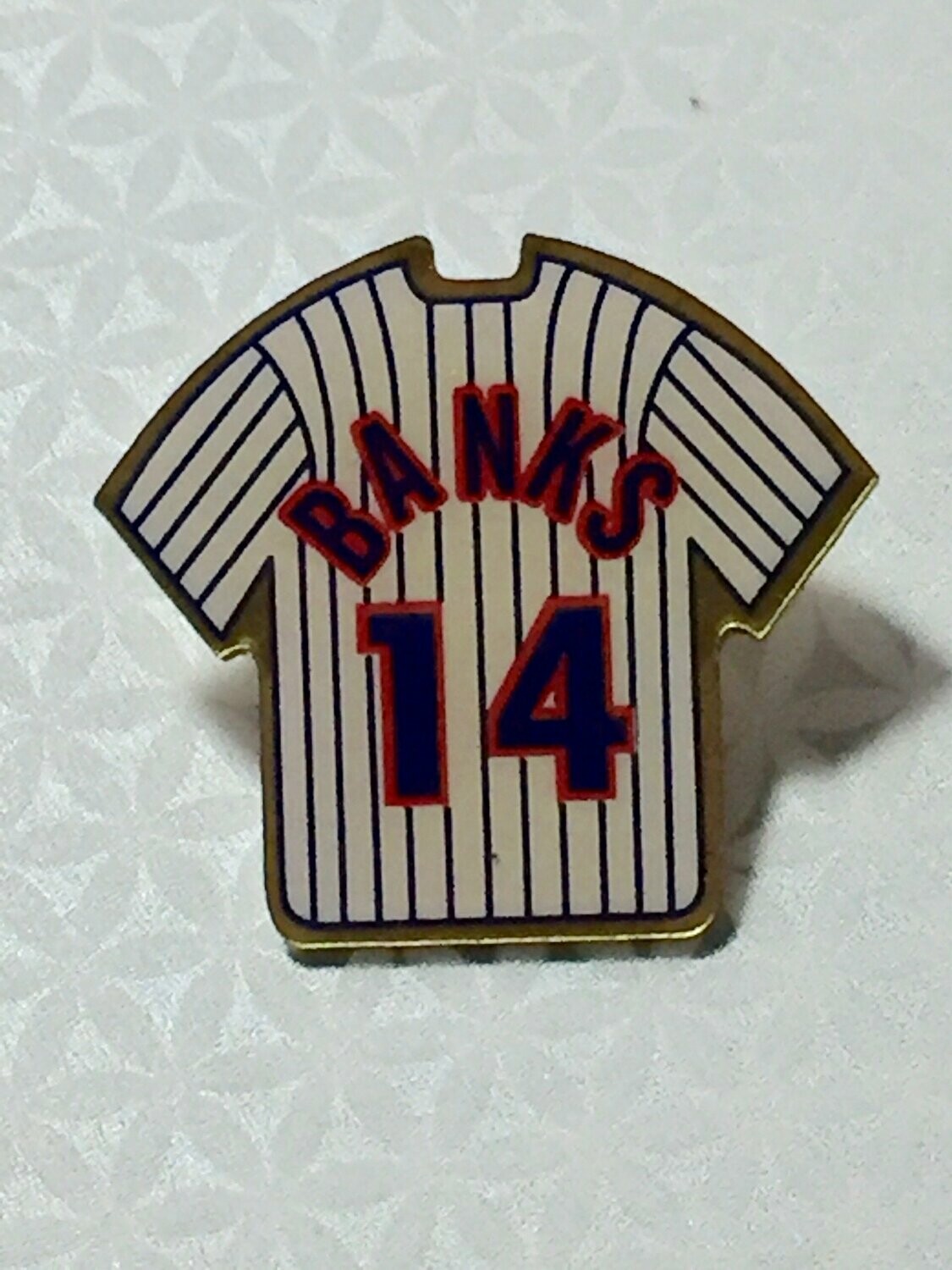 Chicago Cubs #14 Banks Jersey Lapel Pin