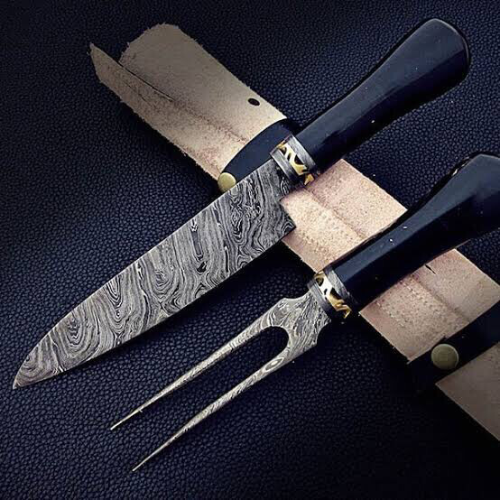 Pair Of Chef And Fork Knife