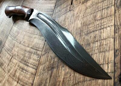 Handmade Hunting Knife With Leather Sheath