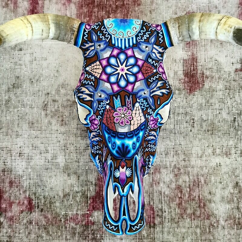 Cráneo de vaca