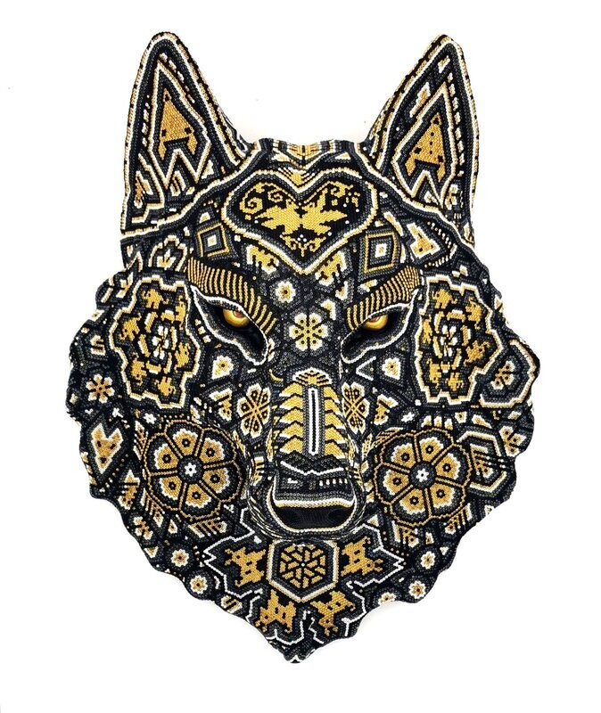"Gold Black Wolf"
