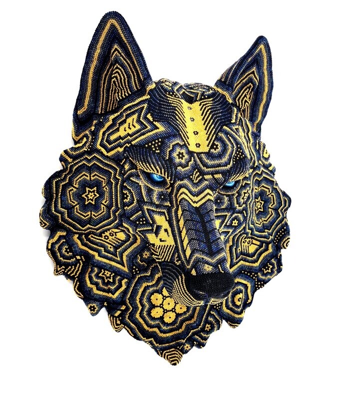 "Golden Blue Wolf"