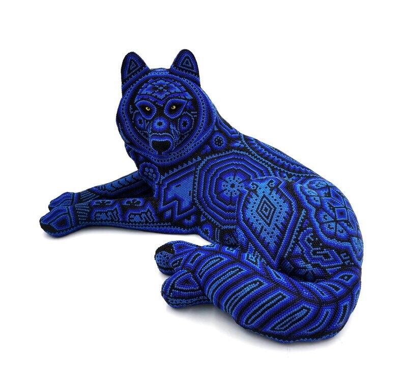 "Blue Wolf figure"