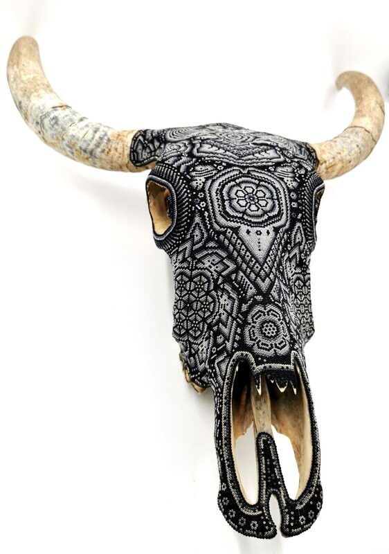 "Silver Cow Skull"