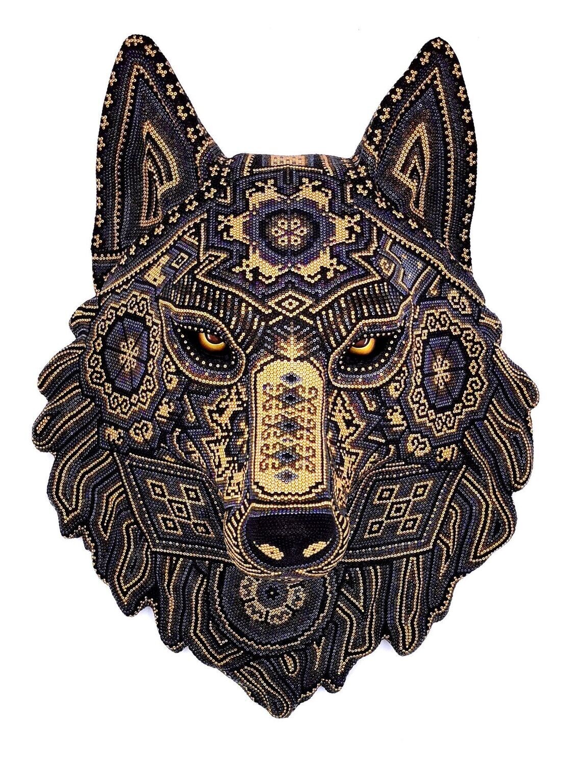 "Golden Blue Wolf II"