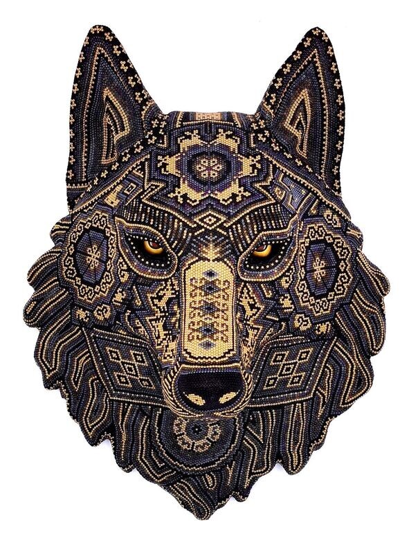 "Golden Blue Wolf II"