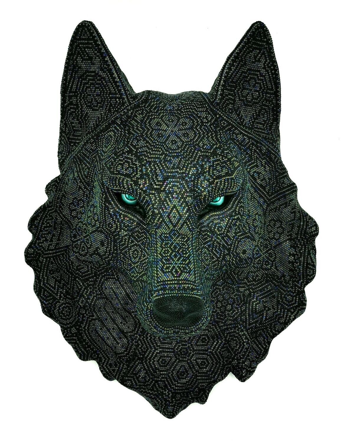 "Deep Green Wolf" obra única expuesta en Casa Decor 2023