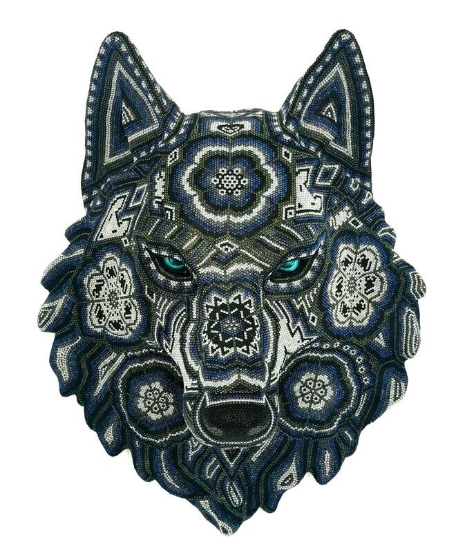 "Green Blue Silver Wolf"