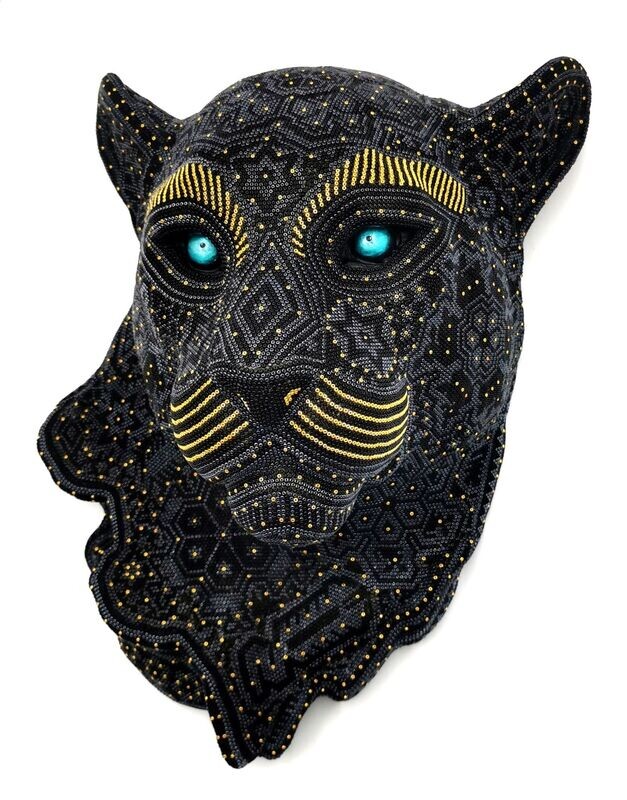 "Golden Black Jaguar II" Obra única expuesta en Casa Decor 2023