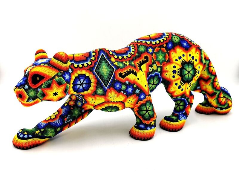 "Wixárika Jaguar figure"