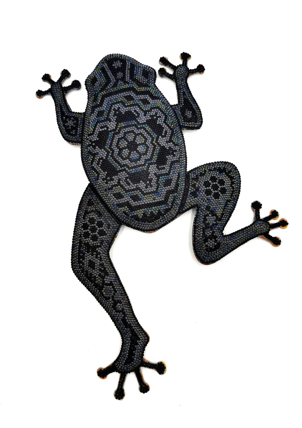 "Dark Blue Green Frog"