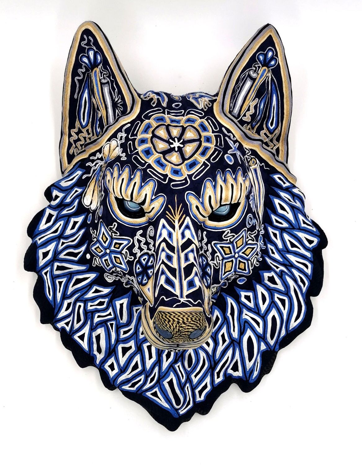 "Golden Blue Wolf"