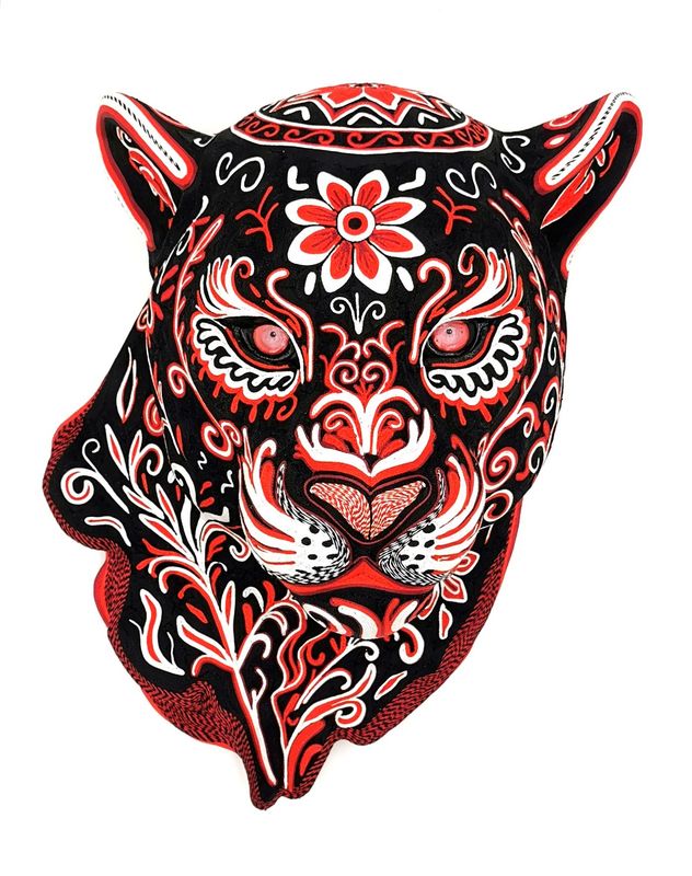 "Red Flower Jaguar"