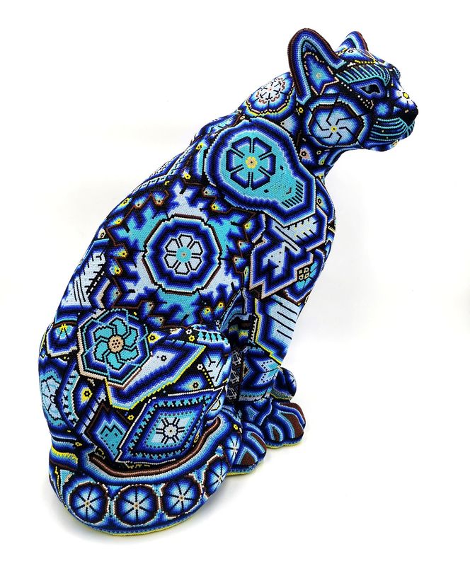"Blue Jaguar figure"