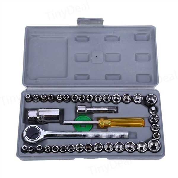 40pcs Auto Car Repair Tool Box