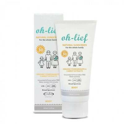Oh Lief! Natural Sunscreen - Body - 100ml