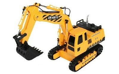 1/20 R/C Excavator w/Battery & USB Charger