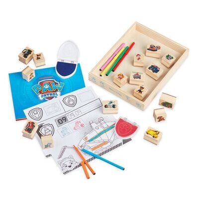 Paw Patrol Wooden Stamps Activity Set