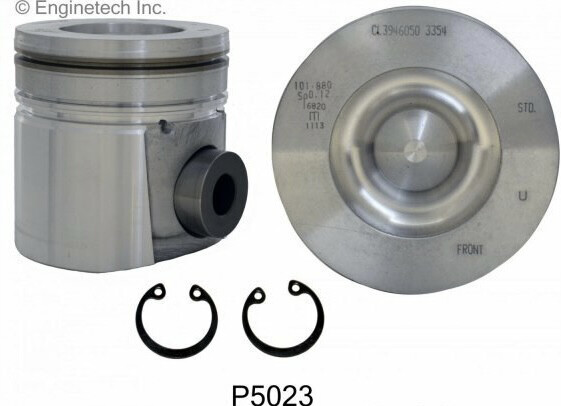 Engine Tech Piston Set (6)  01-02