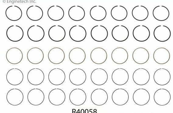 Engine Tech Piston Ring Set 75-82