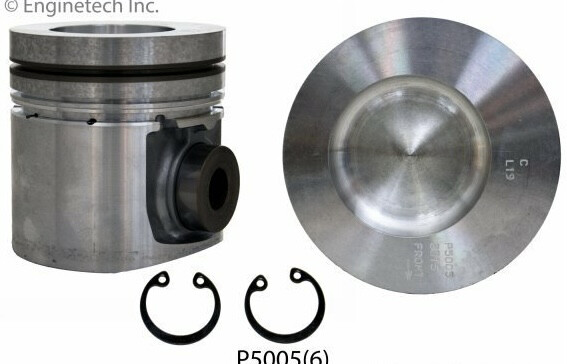 Engine Tech Piston Set (6) 89-91