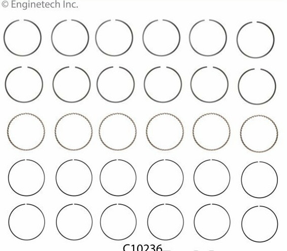 Engine Tech Piston Ring Set