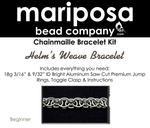 Helm&#39;s Weave Bracelet Chainmaille Kit