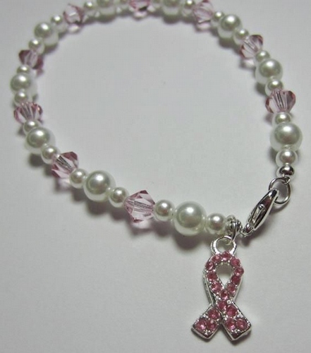 Swarovski Crystal and Glass Pearl Bracelet