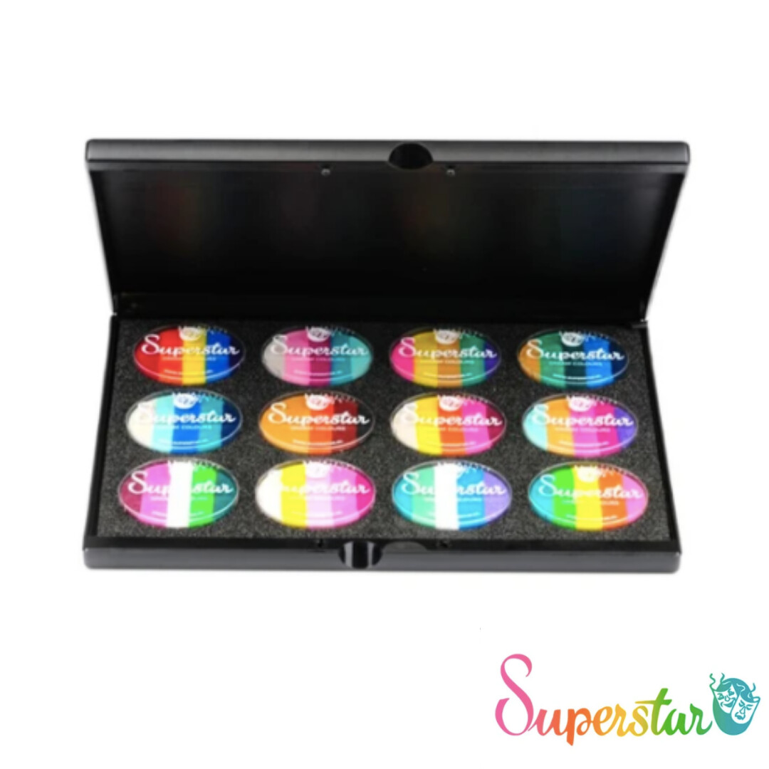 Superstar Maquillaje Set de 12 Rainbows