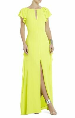 BCBGMAXAZRIA Julianne Side-Draped Maxi Dress