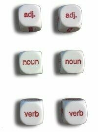 Three Parts of Speech Dice