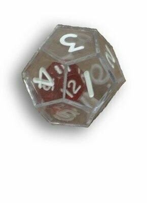 1 to 12 Large Double Dice
