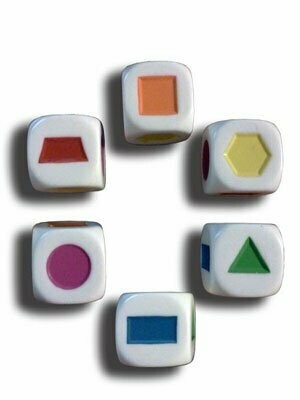 Colored Shapes Dice